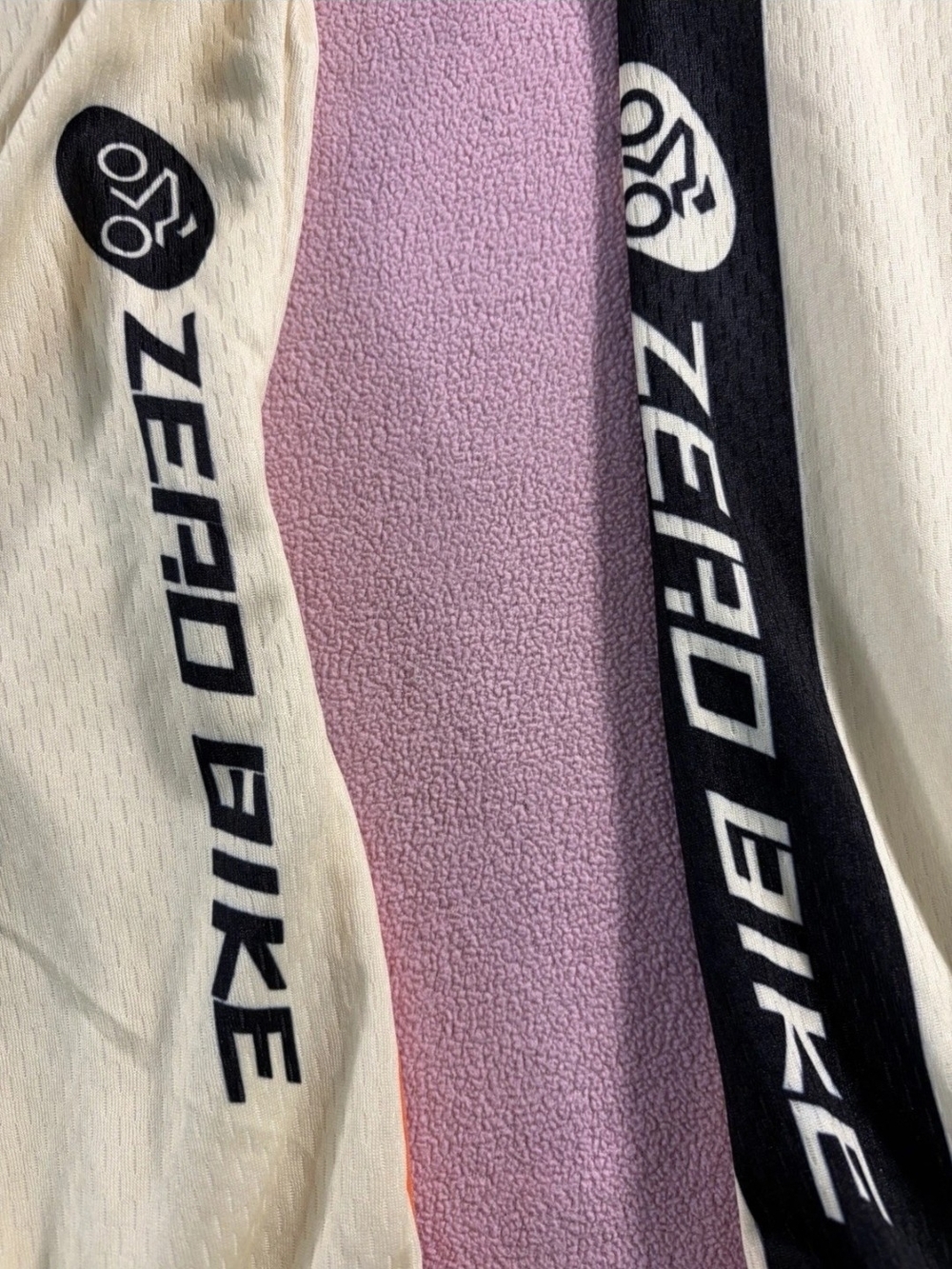 ZERO Bike Women's Floral Silhouette Cycling Jersey - Cream & Black - Picture 3 of 10